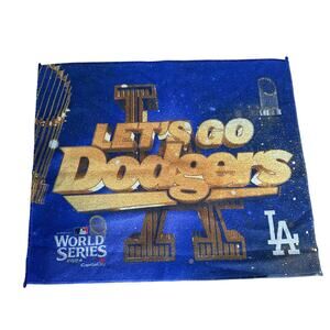 Los Angeles Dodgers World Series 2024 Game 2 Rally Towel LA Baseball MLB Blue